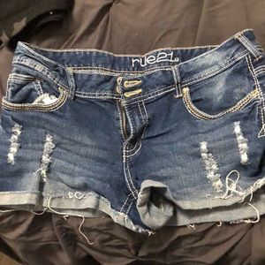 Rue 21 distressed denim shorts